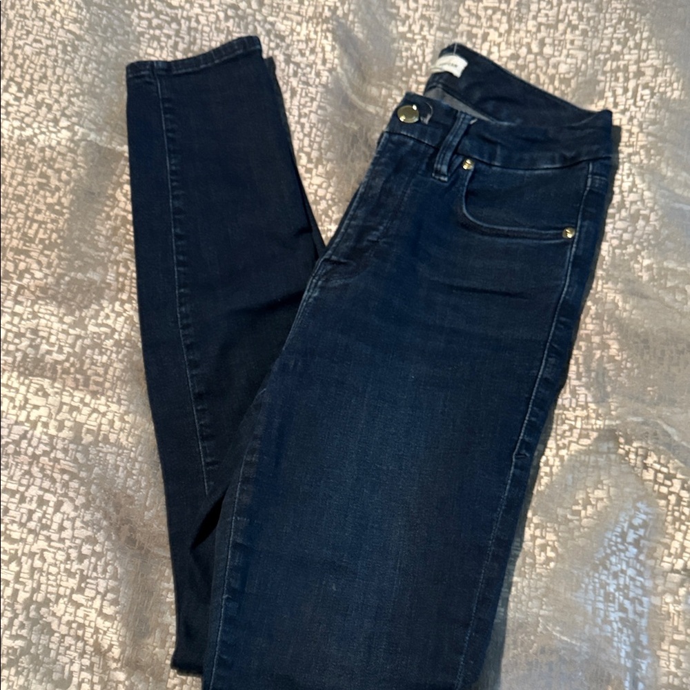 Good American Dark Indigo Skinny Jeans